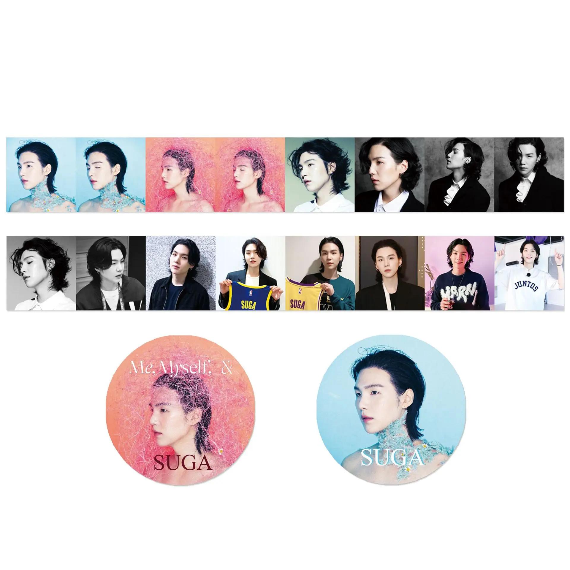 Kpop Fitas Adesivos para Scrapbooking Diário e Livro, Adesivo Taekook, Layovers DOURADO, Dia D Astronautas MUSE, Álbum Decorativo - Image 1