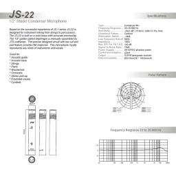 JTS JS-22 Estúdio Microfone Condensador Para Instrumento Musical Acoustic Guitar Bass Strings Piano Woodwinds Orquestra Stereo Picku - Image 6