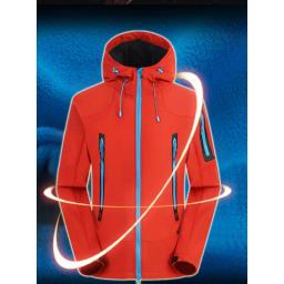 Casacos impermeáveis de caminhada para homens e mulheres, tops com capuz, casacos térmicos à prova de vento, resistentes ao desgaste, trekking, ciclismo, camping, inverno - Image 4