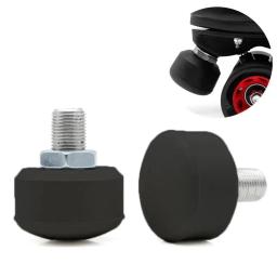 Toe Stop de borracha para patins, peça sobresselente, Universal Inline, Acessório do esporte, rolha, bloco de peças de freio, preto, 2PCs - Image 2