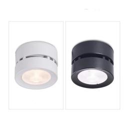 Nova lâmpada de teto fina regulável luz de teto led dobrável 360 recesso superfície montado holofotes para corredor galeria exibição liv - Image 1