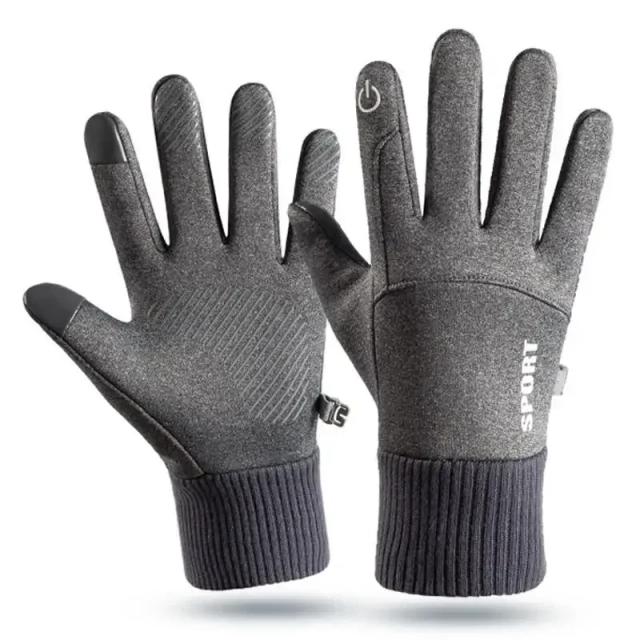 Luvas Térmicas de Inverno para Homens: Impermeáveis, com Toque Touchscreen e Antiderrapantes para Ciclismo, Corrida e Esqui