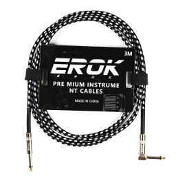 Erok-cabo de guitarra, 3m, 6, 35mm, macho para macho, linha trançada, pedal, instrumento, acessórios - Image 4