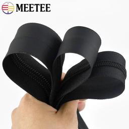 Zíperes de Nylon invisíveis para Costura, Zíperes Pretos, Sliders para Saco, Casacos, Zips Puxa, Kit de Reparação DIY, Fitas Impermeáveis, 1 m, 2 m, 3m, 3m, 5 #, #8, #10 - Image 5