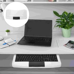 Ajustável sob mesa teclado bandeja, suporte ajustável, gaveta, plataforma de slideout ergonômico, fonte do teclado do computador - Image 2