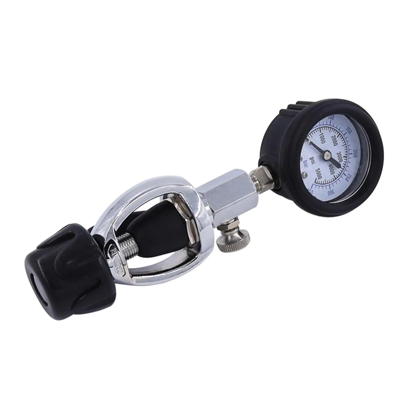 Mergulho submersível profissional Pressure Gauge 5000PSI Air Tank Pressure Checker Dive Acessório - Image 1