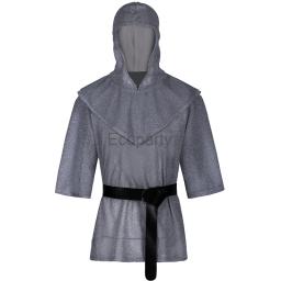 Fato de Cosplay com Braçadeiras e Cinto Masculino, roupas para Adulto, Renascentista, Medieval, Nobre Cavaleiro, Trajes Cruzados - Image 2