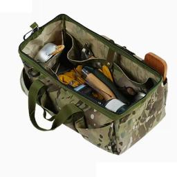 Bolsa de armazenamento de estacas de barraca portátil, barraca de acampamento, bolsa de unhas, suporte de tecido oxford, sacola à prova d'água para pesca, jardim - Image 5