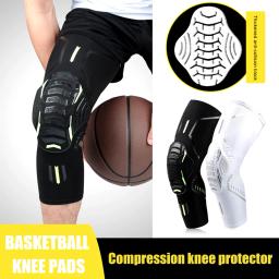 Anti-Colisão Esporte Joelheiras, Compressão Leg Knee Sleeve, Joelheiras para Basquete Voleibol Futebol Sports Gear, 1Pc - Image 5