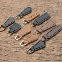 Substituição de zíper deslizante militar prendedor de anel de couro puxador de zíper nylon com zíper deslizante com zíper de metal - Image 3