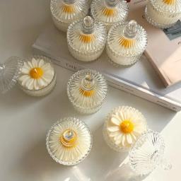 Silicone Vela e Molde De Gesso, 3D Margarida Flor, DIY Resina e Argila Artesanato Suprimentos, 1Pc - Image 2