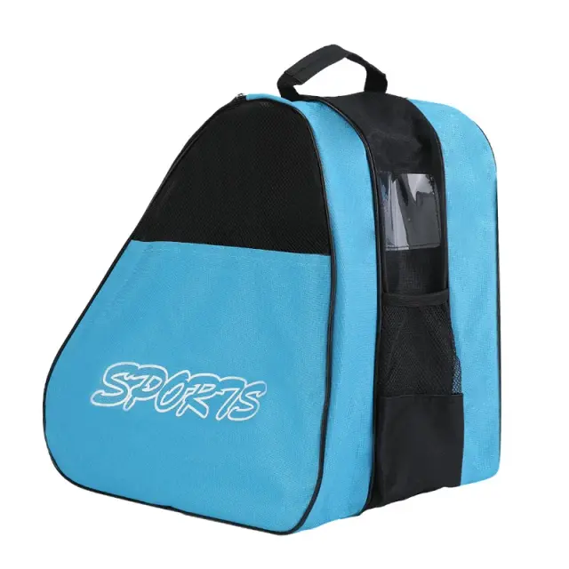 Saco de Armazenamento Portátil para Patins de Criança, Ideal para Patinação no Gelo e Inline, Grande Capacidade e Respirável