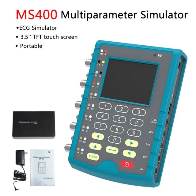 Simulador Biomédico Multiparamétrico MS100 MS200 MS400 - Precisão e Controle para Testes Médicos