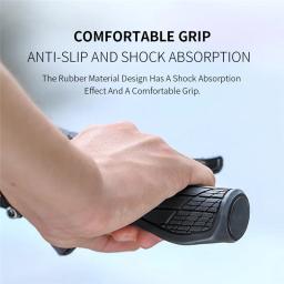 West bike-Punhos de guiador para bicicleta, à prova de choque, antiderrapante, colorido, ergonómico, silicone, para ciclismo - Image 2