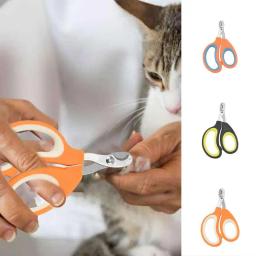 Cão cortador de unhas animais de estimação cortador de unhas e aparadores clippers para evitar o excesso de corte livre arquivo de unhas lâmina afiada ferramentas para animais de estimação - Image 3