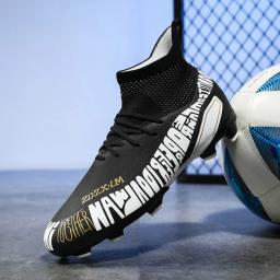 Sapatos de futebol ultraleves para adultos e crianças, botas de futebol, chuteiras, treinamento, ao ar livre, grama, antiderrapante, esportes, homens, futsal, FG, TF - Image 2