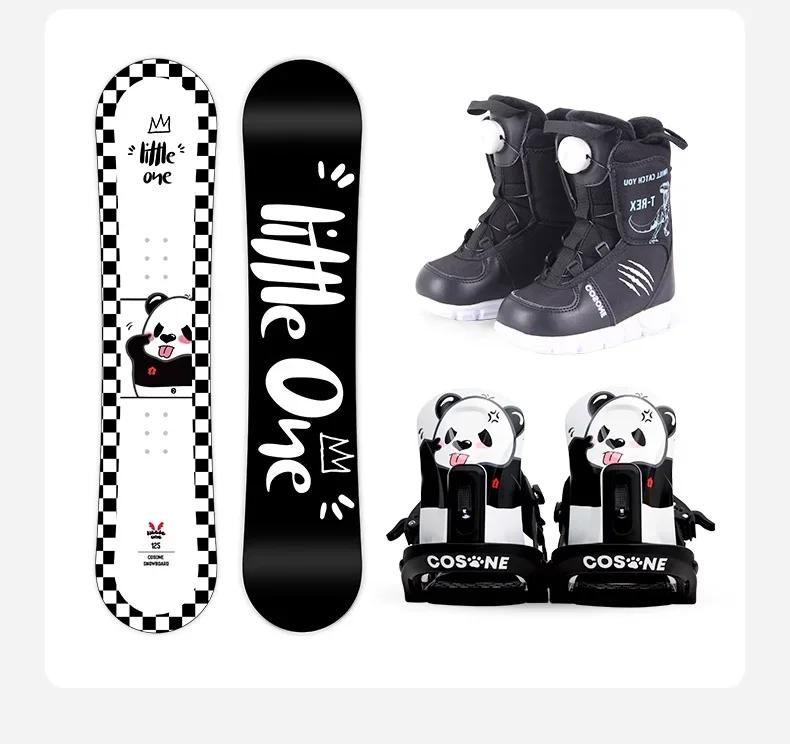 Crianças encadernações raquetes de neve conjunto de snowboard meninos e meninas all-round snowboard crianças snowboard - Image 1