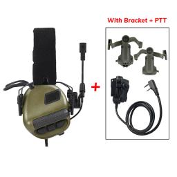 DIY Tiro Tático Fone de Ouvido com Cancelamento de Ruído com Kit de Suporte com PTT Fit OPS Core ARC e Capacete Team Wendy M-LOK - Image 1