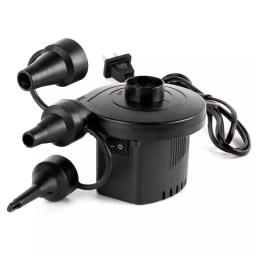 Bomba de ar elétrica para insufláveis, Bomba de colchão com 3 bicos, Inflator para camas de ar, Anel de natação - Image 3