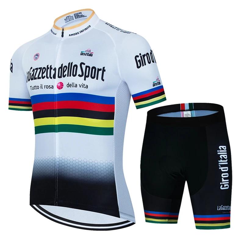 2025 tour de giro d'italia conjunto camisa de ciclismo manga curta uniforme montanha ropa ciclismo maillot roupas terno - Image 1