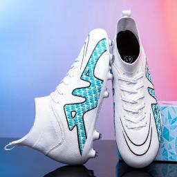 Botas de futebol de alta qualidade fg/tf crianças sapatos de futebol jogo grama sapatos de treinamento crianças anti-deslizamento respirável chuteiras de futebol 2024 novo - Image 3