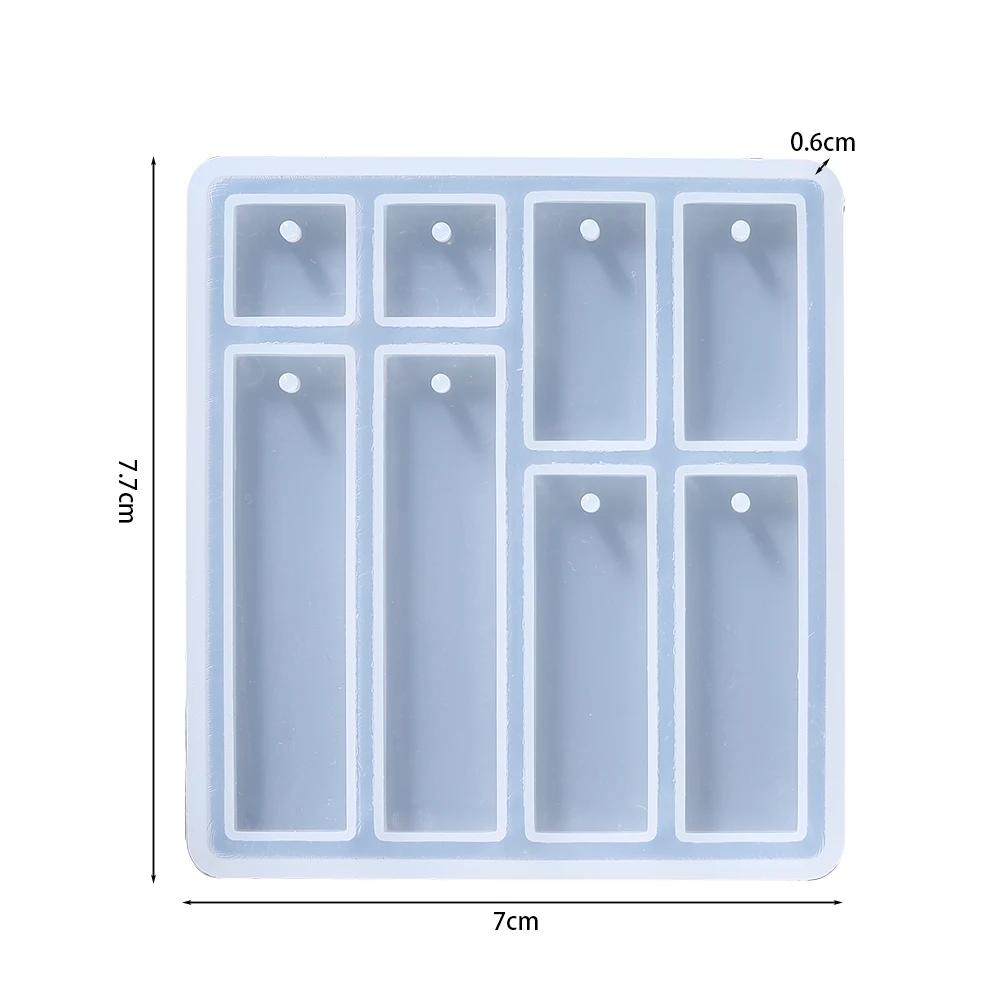 Molde De Silicone Geométrico para Fazer Jóias, Pingente De Resina Epóxi, Brinco Chaveiro, Colar Encantos, DIY - Image 1