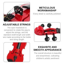 Simulação De Plástico Violino Brinquedo Musical Pode Jogar Instrumento De Cordas Ajustáveis Iniciante Desenvolver Prática Presente Ideal Para Crianças - Image 4