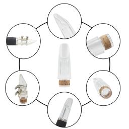 Bocal transparente para clarinete, flauta bocal, ligadura, flauta cabeça, portátil, durável, sopros, acessórios para instrumentos musicais - Image 5