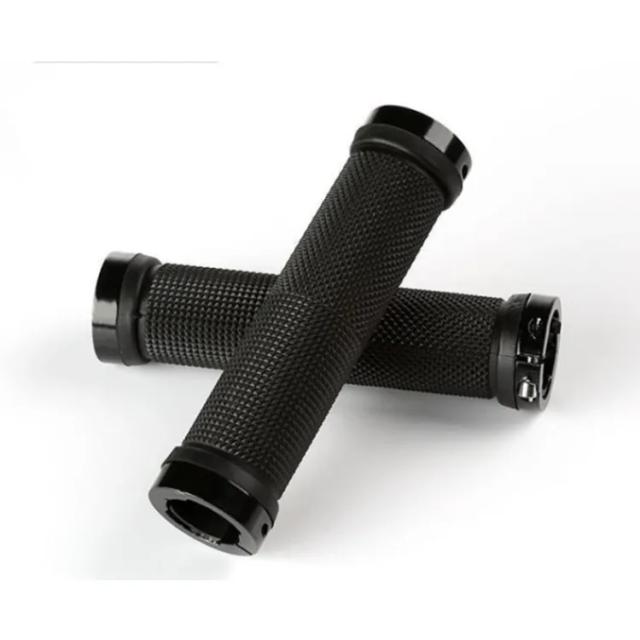 Punhos Antiderrapantes de Borracha para Guiador de Bicicleta - Acessórios Essenciais para Mountain Bike