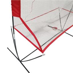 Sistema de reciclagem de bola de tênis portátil rede de auto-ajuda prática net com quadro de tênis rebounder único dispositivo de ensino de treinamento - Image 3