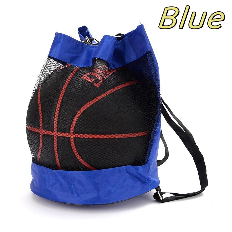 Portátil basquete malha saco, futebol ao ar livre, armazenamento de futebol, voleibol mochila, bola fitness saco de treino, tampa, 2 cores, novo - Image 1