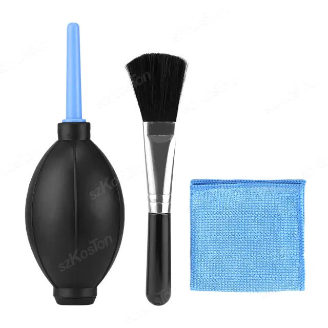 Kit Profissional de Limpeza para Câmeras DSLR com Cotonetes, Panos de Microfibra e Caneta para Lente Óptica