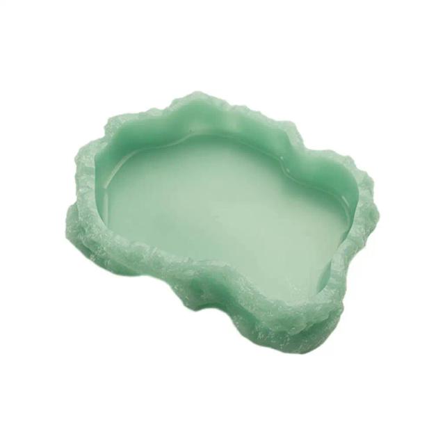 Tigela Decorativa de Resina para Terrário: Ideal para Sapos, Tartarugas e Geckos