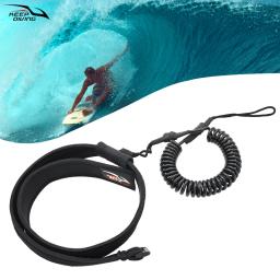 Corda de segurança para surf Stand Up Paddles Cordas de surf Trela da placa de segurança TPU Anti-lost Spiral Lanyard Acessórios de surf 6mm - Image 2