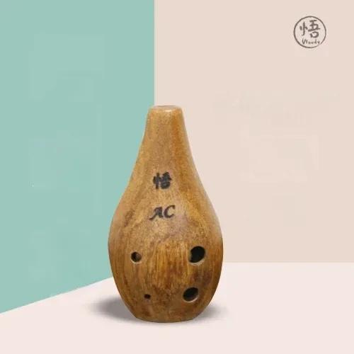 Ocarina em madeira maciça para crianças, instrumentos musicais raros, triplo, lenda luxuosa, acessórios profissionais, ofertas, 12 furos - Image 1