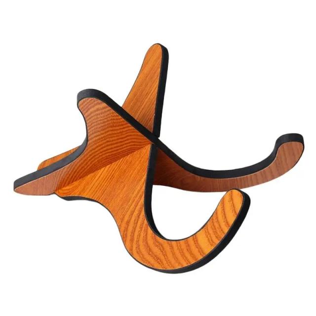 Ukulele de Madeira Portátil: Acessórios, Suporte para Cordas e Exibição para Músicos