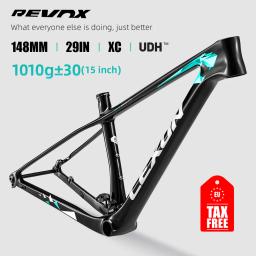 2024 lexon carbono mtb quadro 29er mountain bike quadro 980g boost 148mm udh mtb quadro de carbono completo cabo interno quadro peças ciclismo - Image 2
