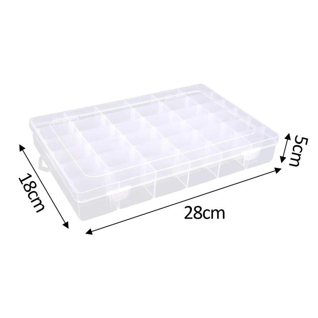 Organizador de Compartmentos para Caixa de Armazenamento de Linha de Costura e Artes de Pesca