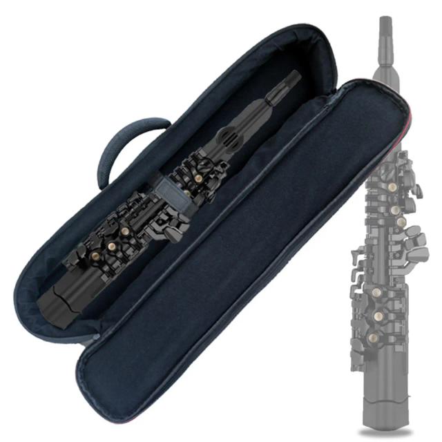 Saxofone Soprano com Alça de Ombro e Pano Oxford Ajustável - Case Gig Ideal para Músicos
