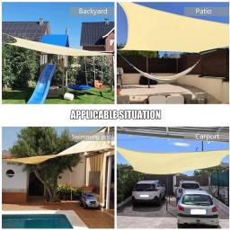Impermeável ao ar livre toldo Oxford pano, Protetor solar Anti-UV, Capa de chuva para jardim, Pátio, 300D, 3x3m, 3x4m, 2x3m - Image 5
