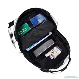 Unisex futebol padrão esporte mochilas, saco de viagem do futebol, mochila laptop casual, escola do ensino médio bookbags para estudantes, meninos - Image 5