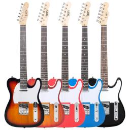 IRIN-Guitarra Elétrica com Saco, LT, 6 Cordas, 24 Trautas, Instrumentos de Cordas, Speaker Tuner, Capo Strap, Pick Acessório - Image 2