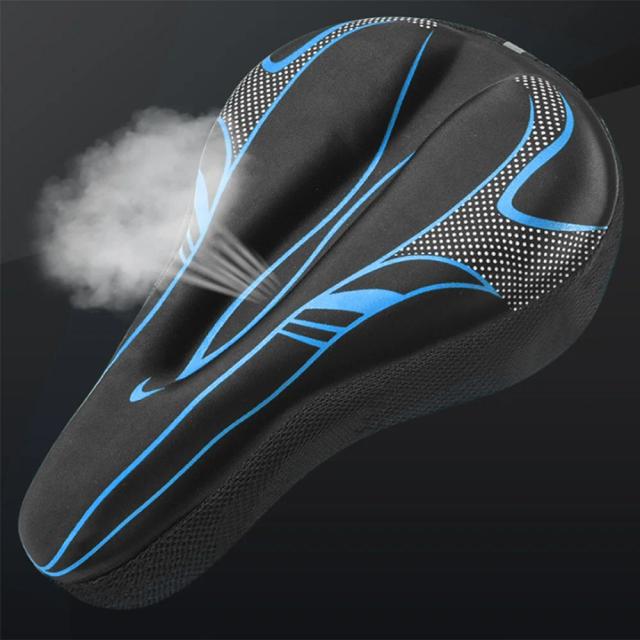 Capa Confortável para Assento de Bicicleta com Espuma 3D Respirável - Acessório Ideal para Mountain Bike