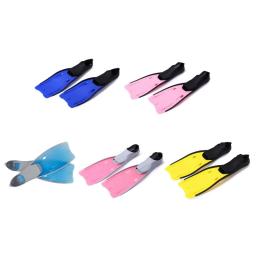 2023 New Scubas Engrenagem De Mergulho Pé Cheio Longo Silicone Fins Snorkeling Natação Mergulho Flutuante Aletas TPR Non-Slip Natação Flippers - Image 1