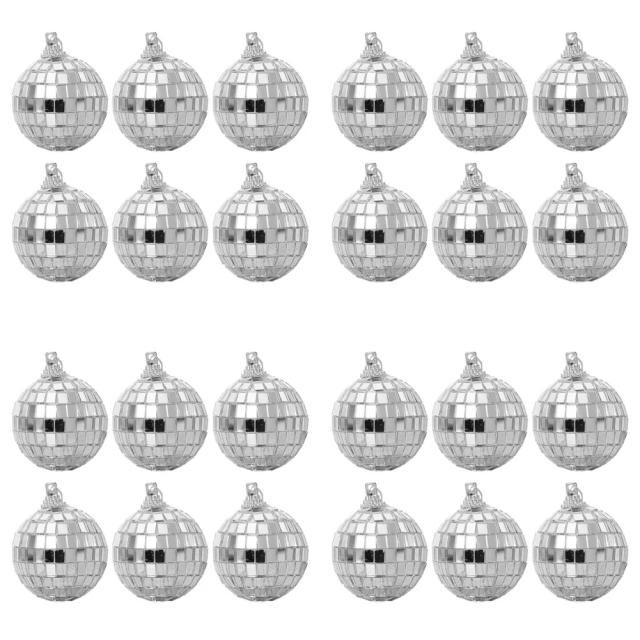 Bola de Espelho Reflexivo para Decoração de Festas - Mini Bola de Discoteca para Iluminação em KTV e Palcos