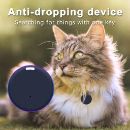 Round BT GPS Tracker para animais de estimação, posicionamento em tempo real, impermeável, anti-perdido - Image 3