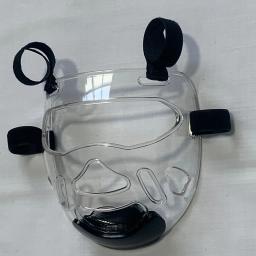 Taekwondo máscara removível proteção facial transparente engrossado máscara capacete de formação protetora viseira kung fu artes marciais - Image 5