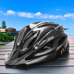 PMT-Capacete De Ciclismo Leve Com Forro De Conforto, Hollow Riding Safety Head Protection, Capacete De Bicicleta MTB, Capacete De Bicicleta Padrão De Carbono - Image 5