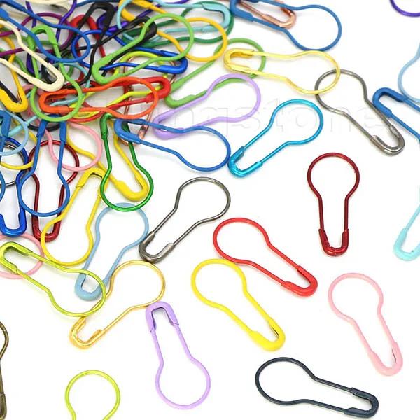Alfinetes de Segurança de Metal em Forma de Cabaça para Tricô e Crochê - Conjunto com 100 Peças para Costura e Roupas