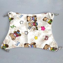 Cama de rede para animais pequenos, confortável, pendurado, papagaio, deslizante do açúcar, hamster, furão, esquilo, cobaia, 13x11" - Image 1